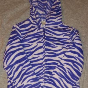 Zebra Print Toddler Hoodie